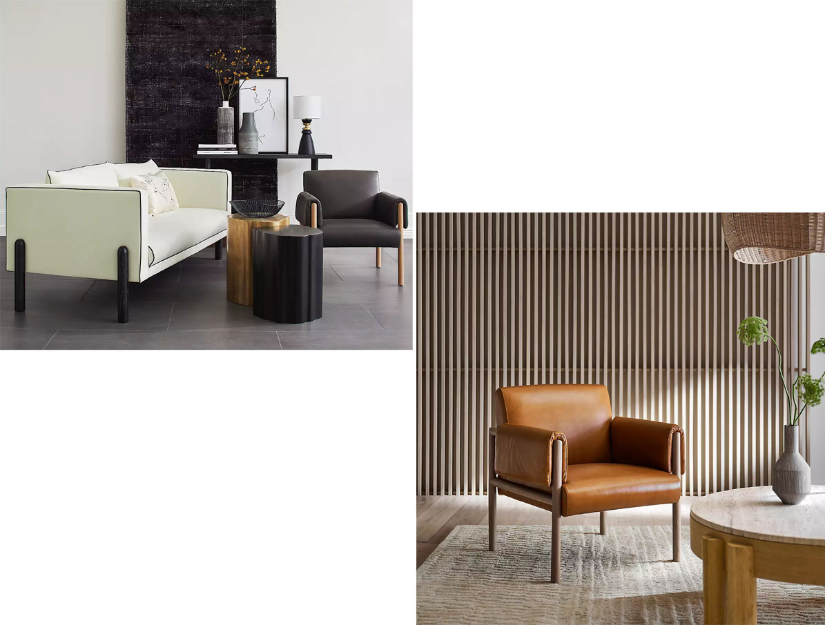 来自建筑灵感的直角线条椅子(图4)